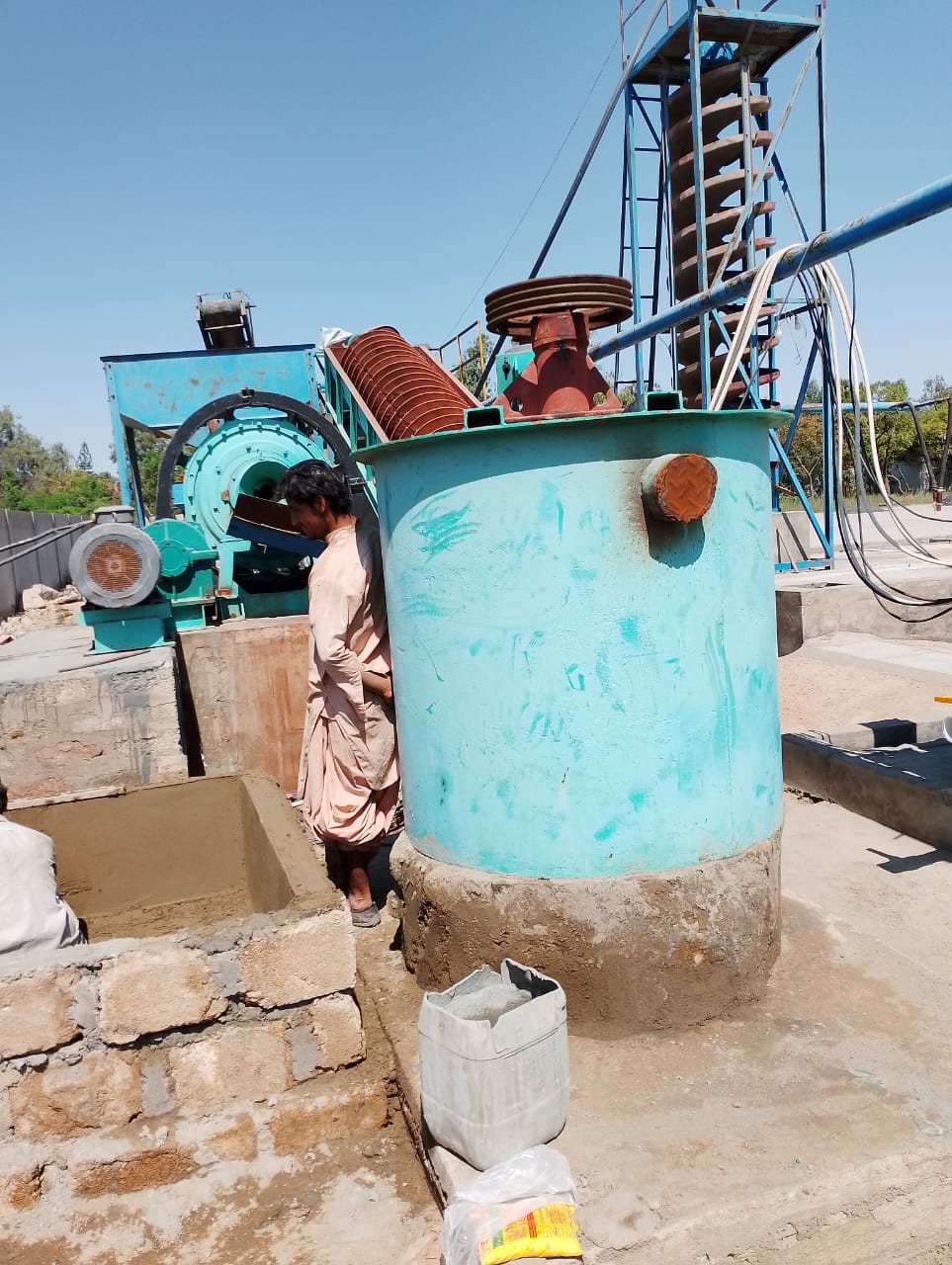 Fluorite ore flotation